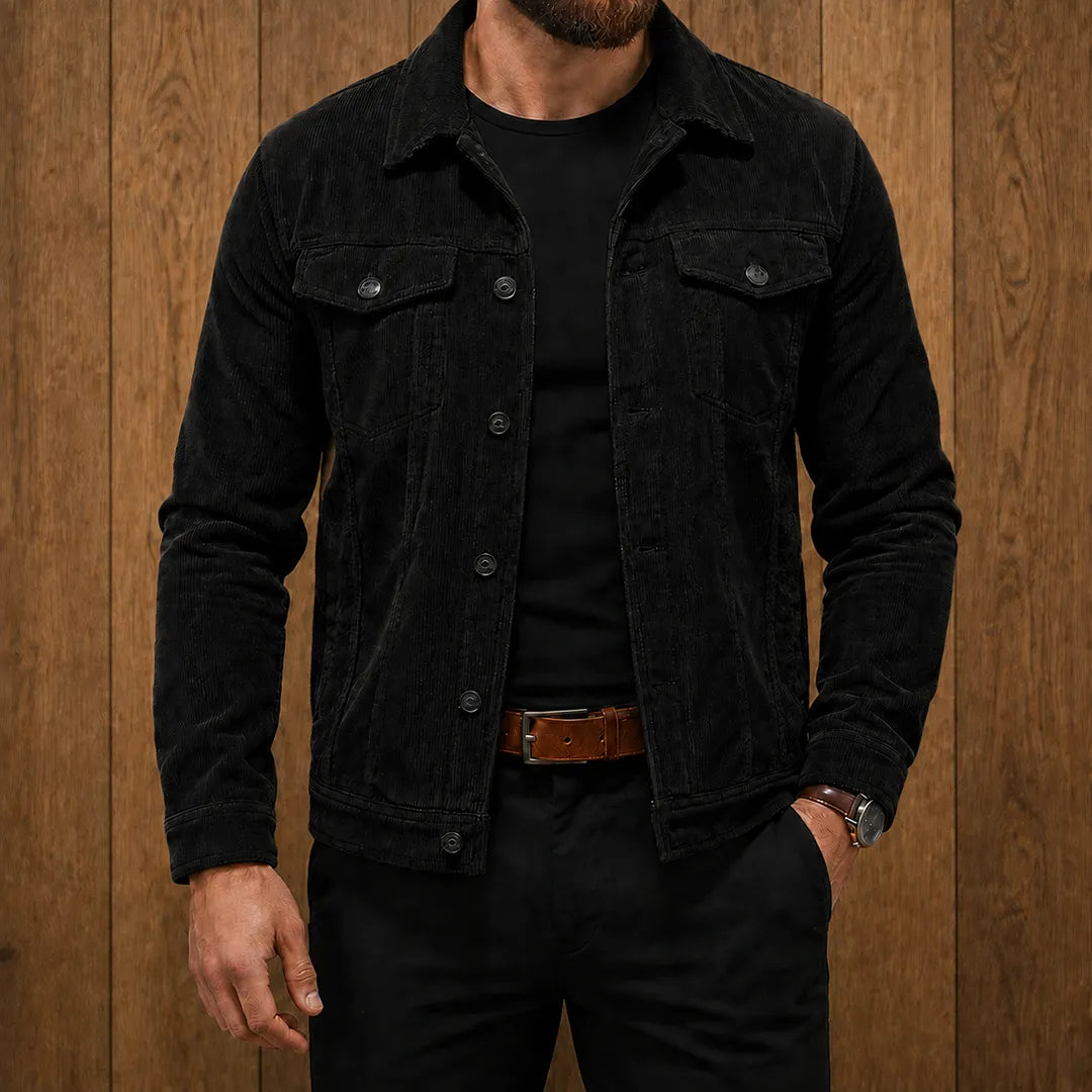 Textured Button Jacket
