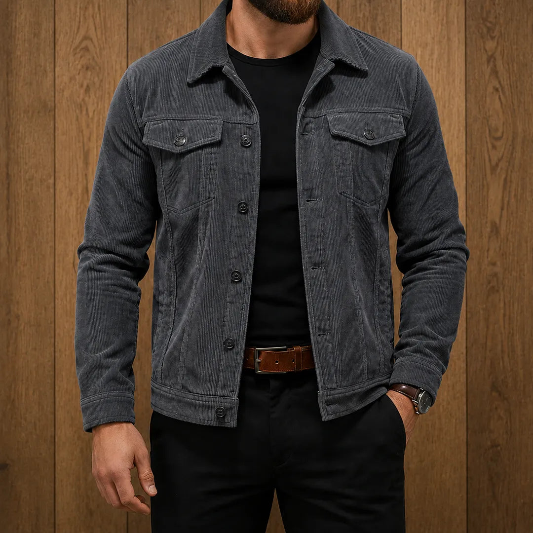 Textured Button Jacket
