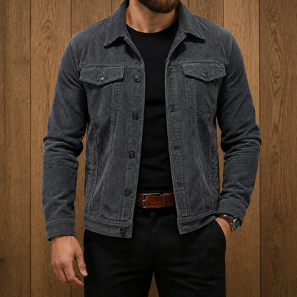 Textured Button Jacket