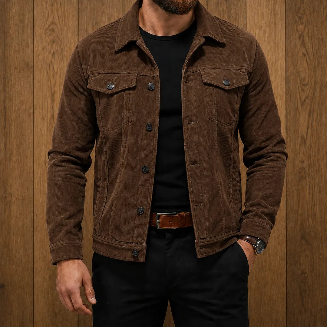 Textured Button Jacket