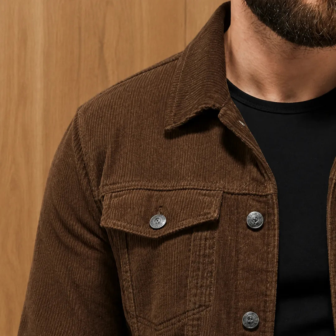 Textured Button Jacket