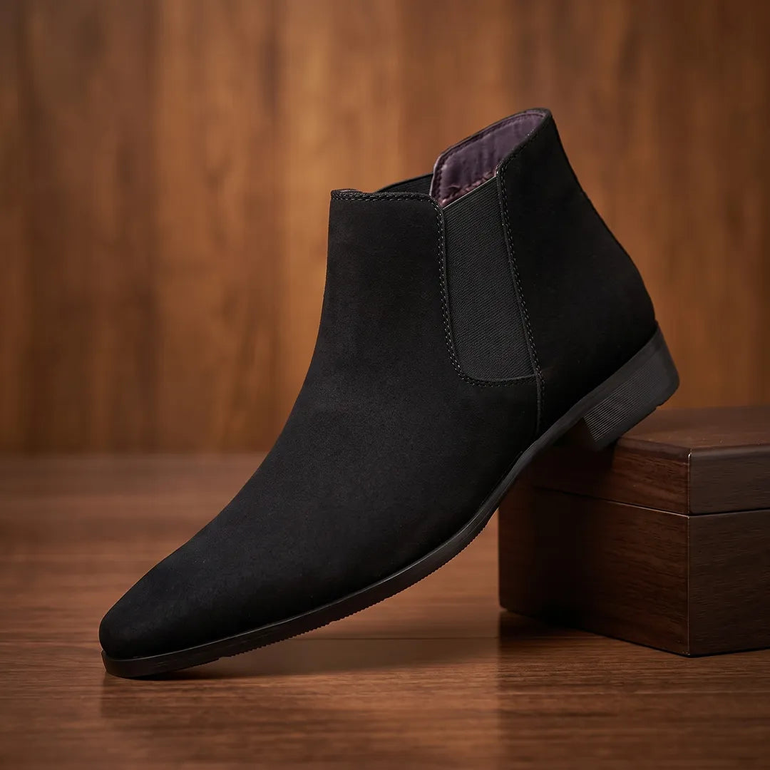 Textured Chelsea Boots