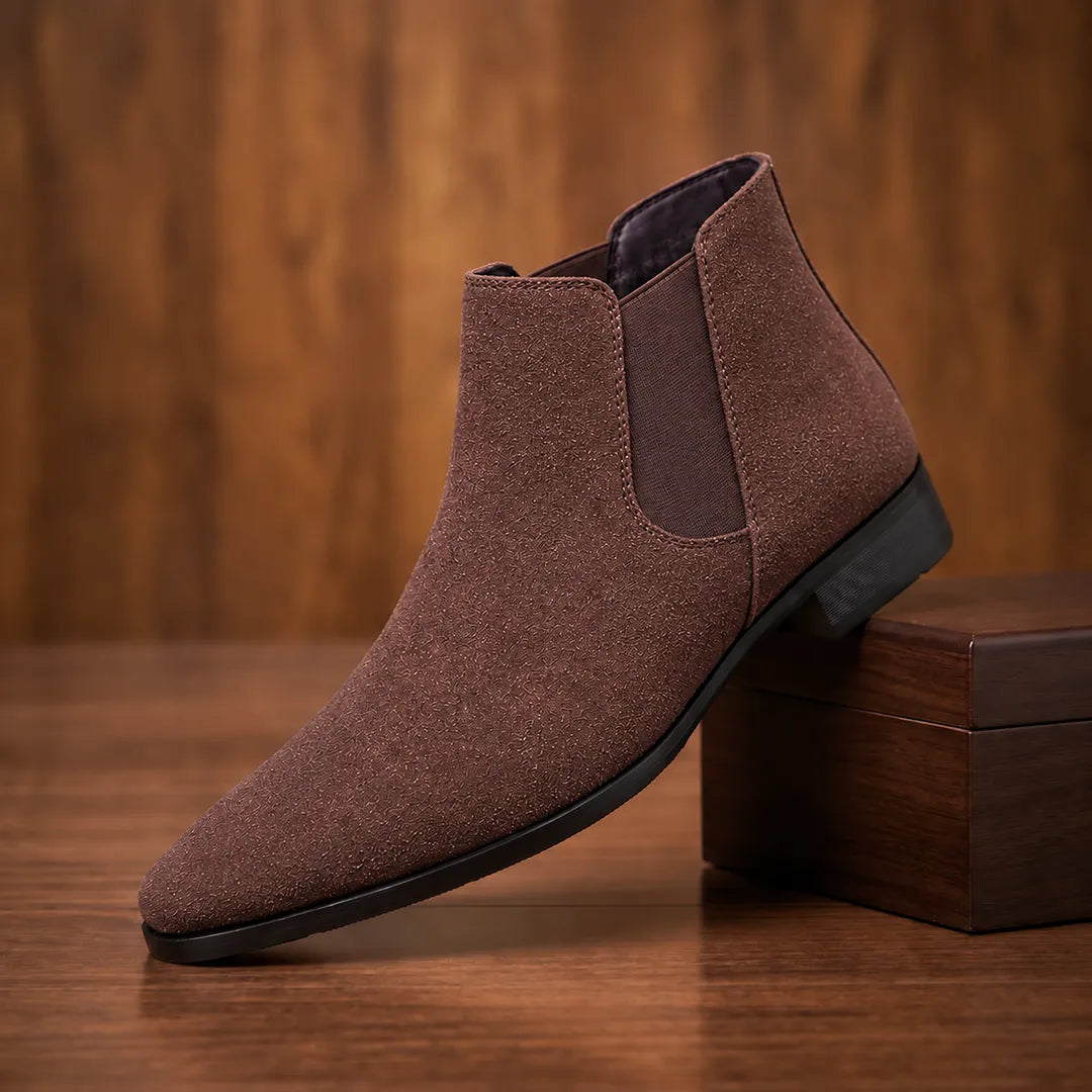 Textured Chelsea Boots