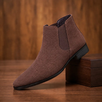 Textured Chelsea Boots