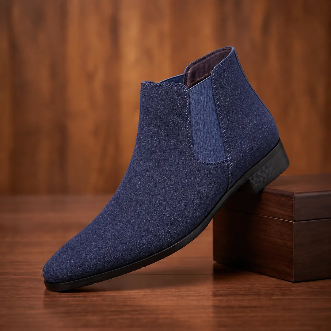 Textured Chelsea Boots
