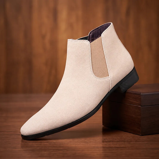 Textured Chelsea Boots