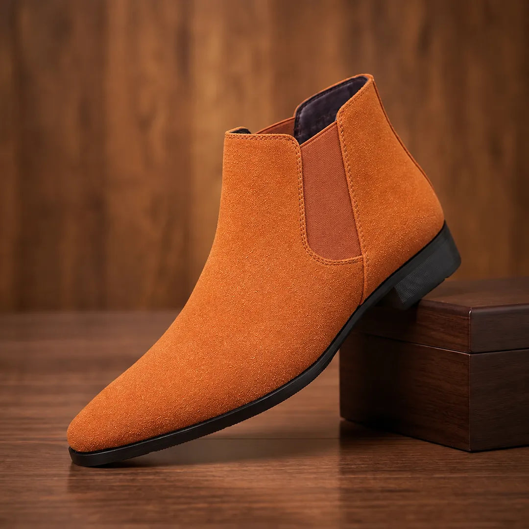 Textured Chelsea Boots