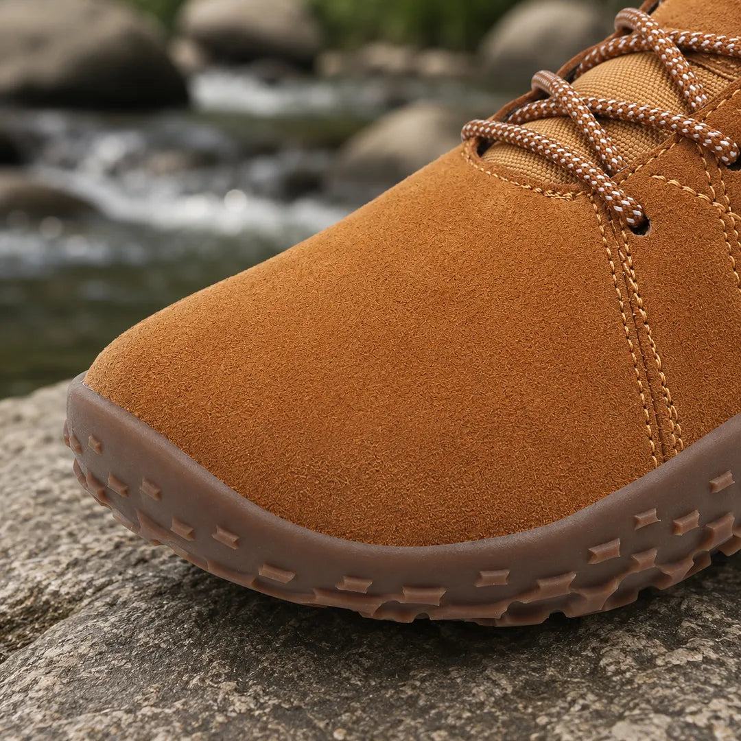 Textured Lace-Up Outdoor Shoes