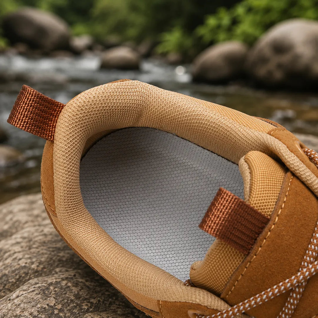 Textured Lace-Up Outdoor Shoes