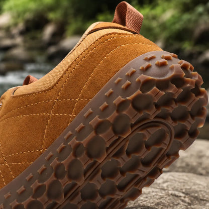 Textured Lace-Up Outdoor Shoes