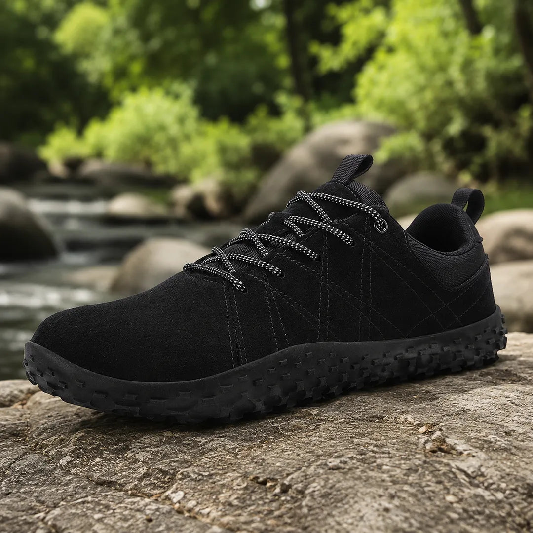 Textured Lace-Up Outdoor Shoes
