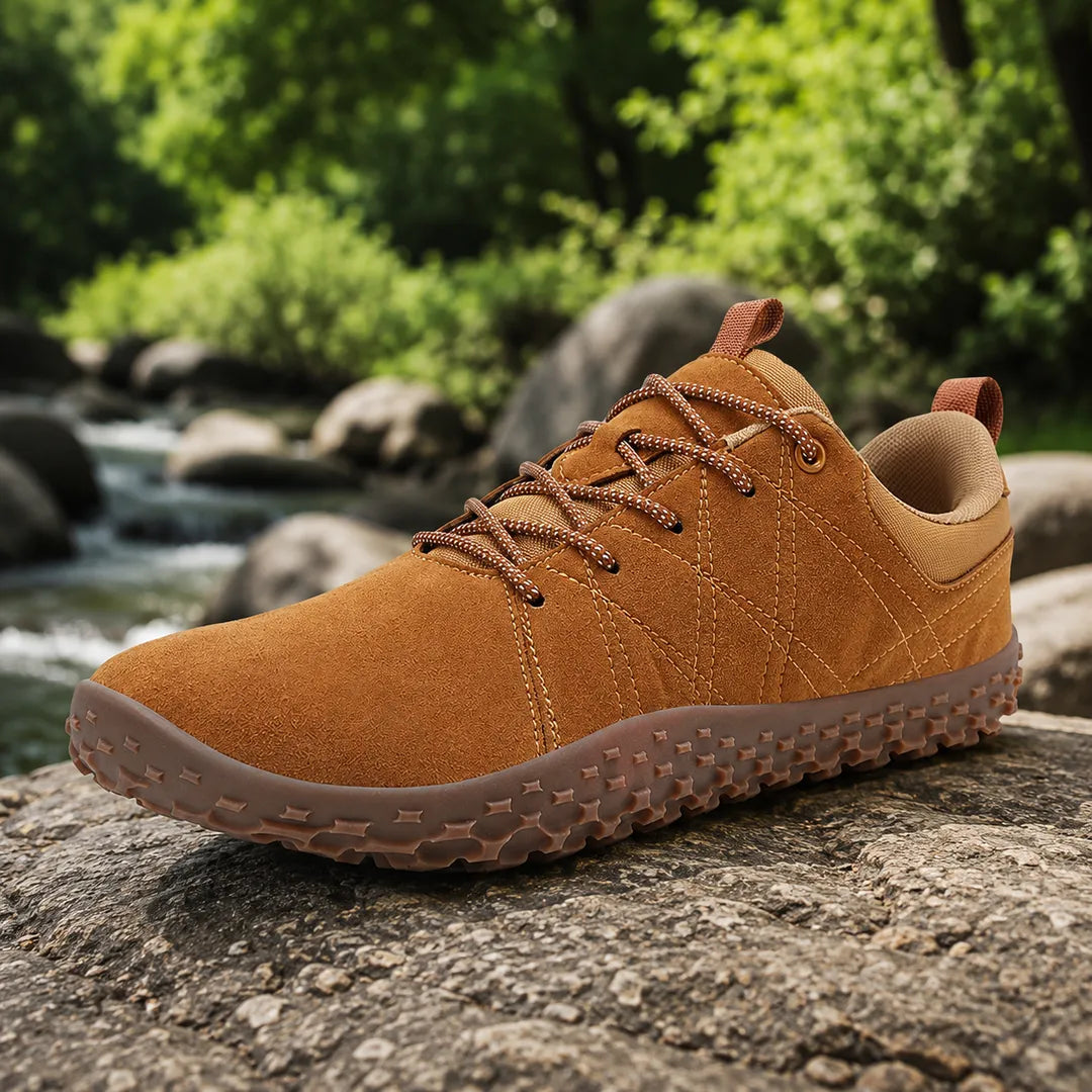 Textured Lace-Up Outdoor Shoes