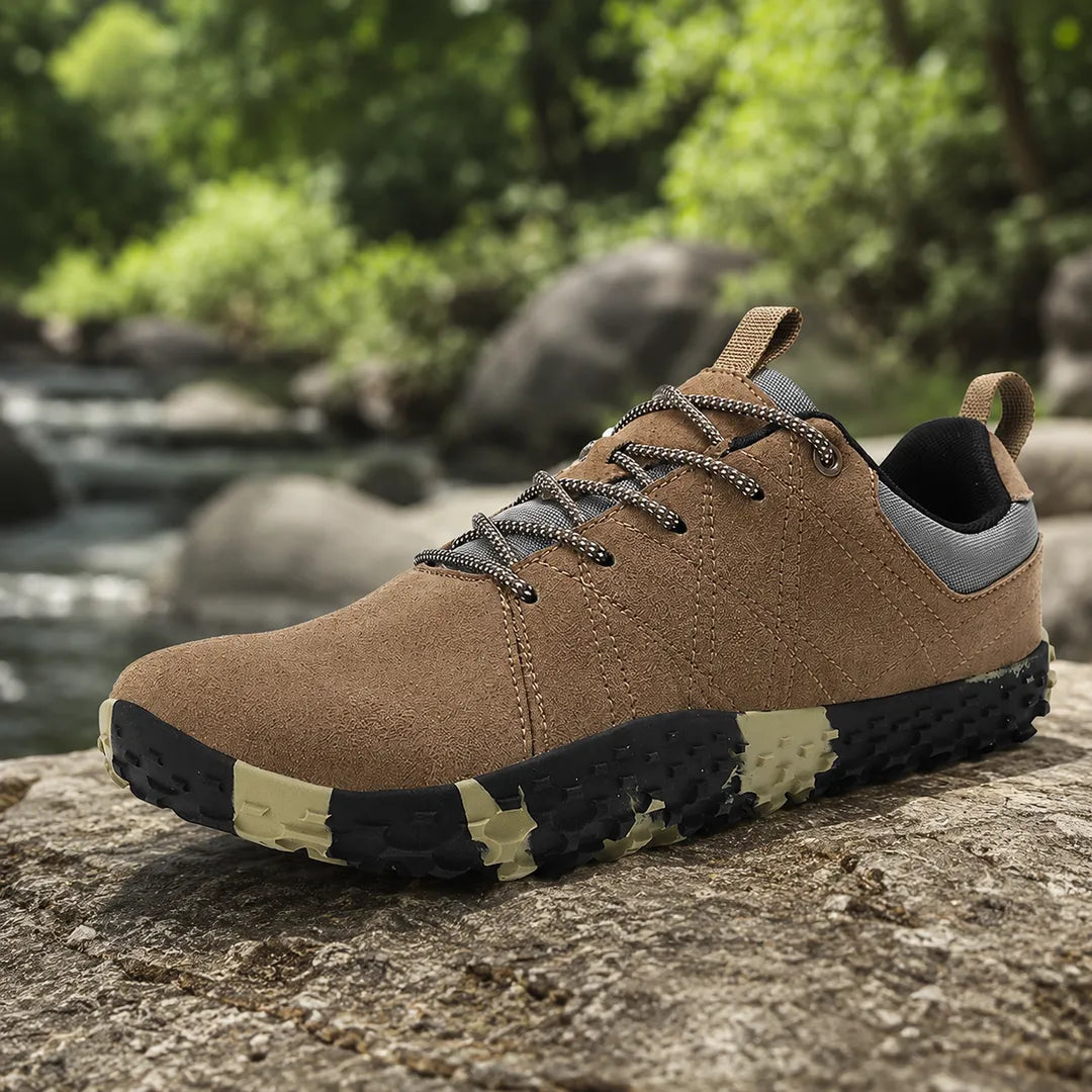 Textured Lace-Up Outdoor Shoes