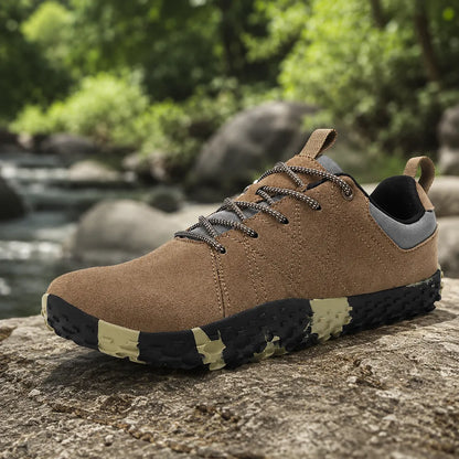 Textured Lace-Up Outdoor Shoes