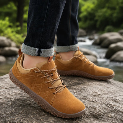 Textured Lace-Up Outdoor Shoes