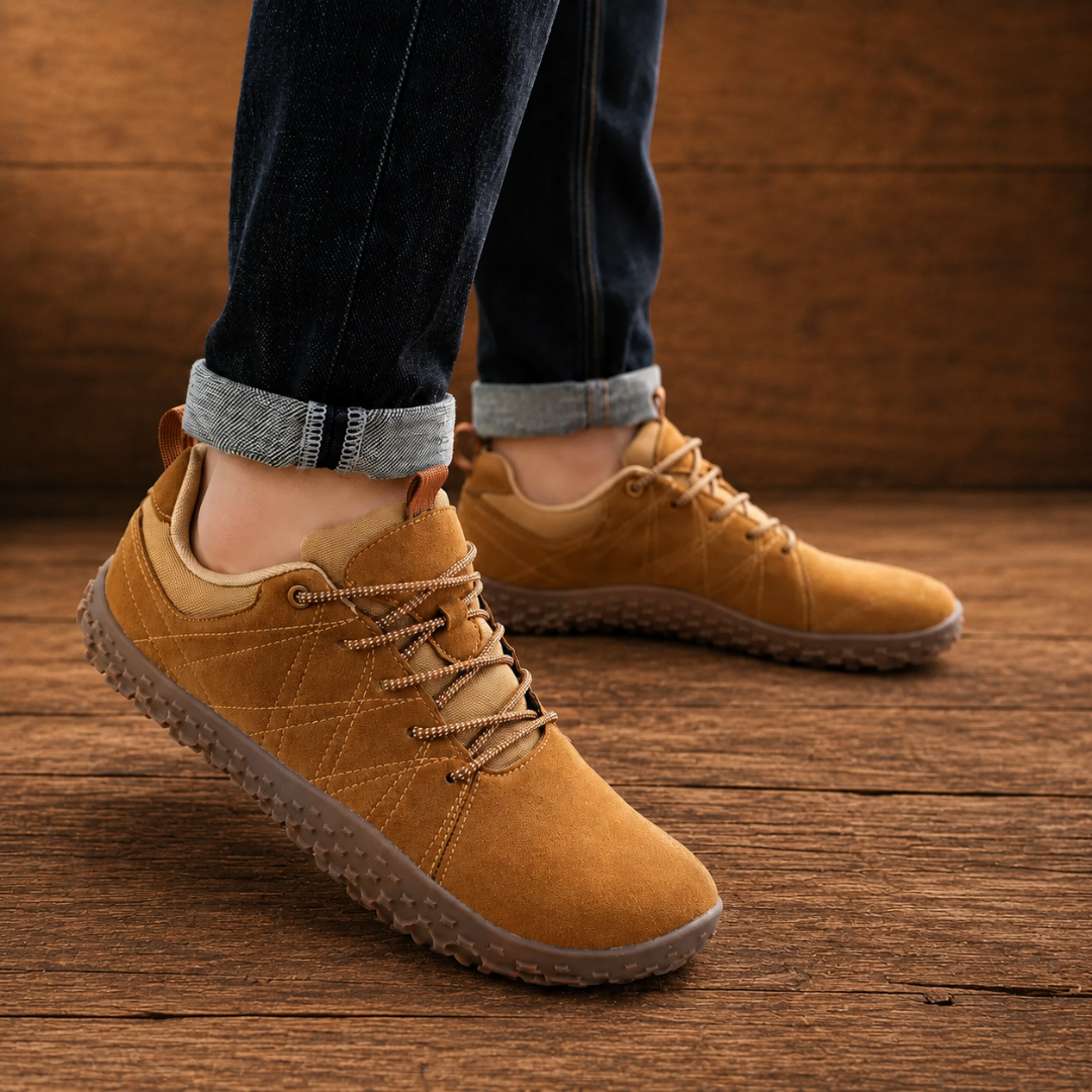 Textured Lace-Up Shoes