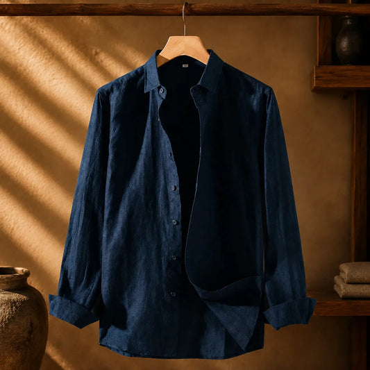 Textured Long Sleeve Shirt