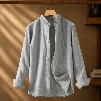 Textured Long Sleeve Shirt