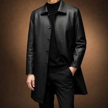 Textured Mid-Length Coat
