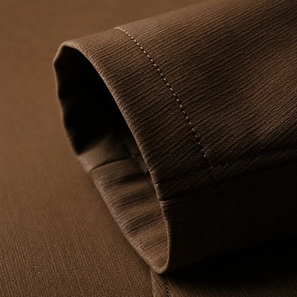 Textured Mid-Length Coat