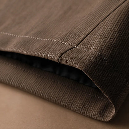 Textured Mid-Length Coat