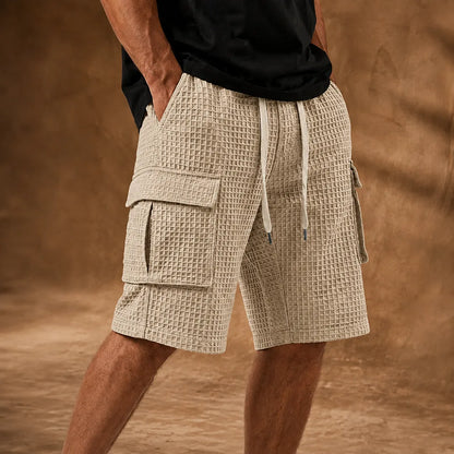 Textured Pocket Shorts