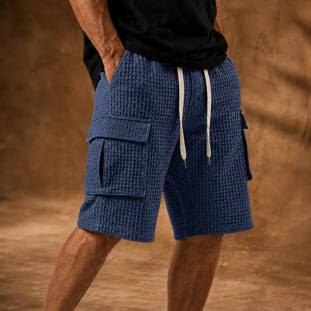 Textured Pocket Shorts