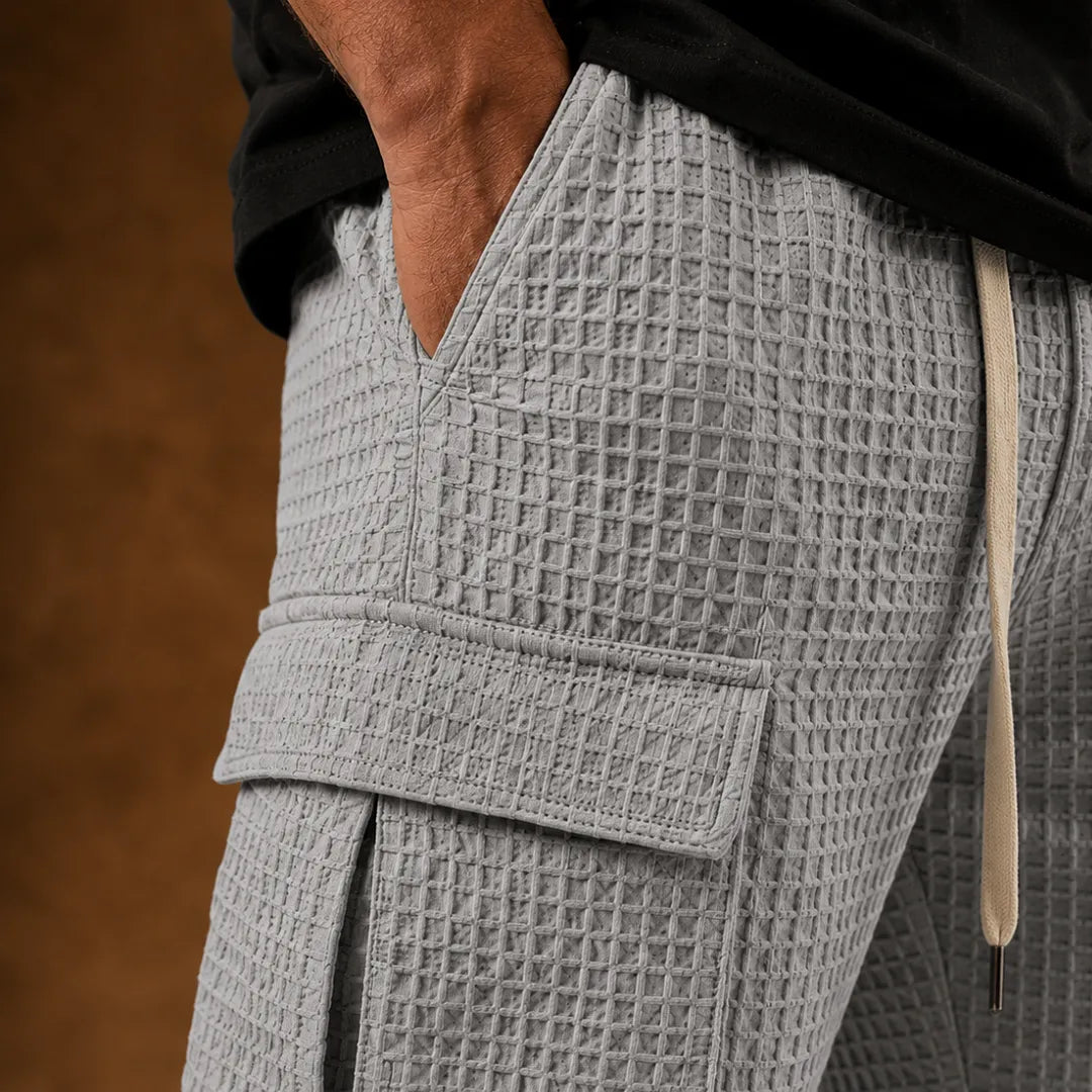 Textured Pocket Shorts