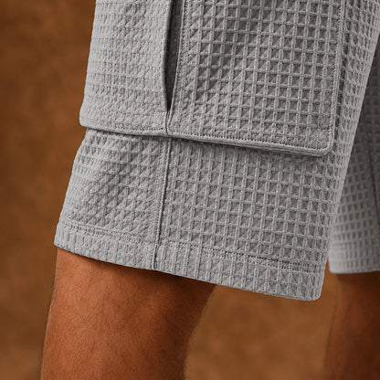 Textured Pocket Shorts