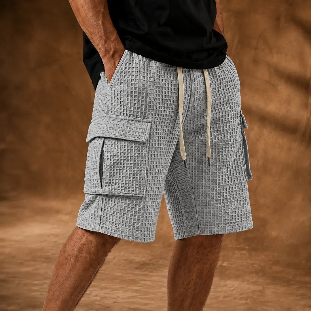Textured Pocket Shorts