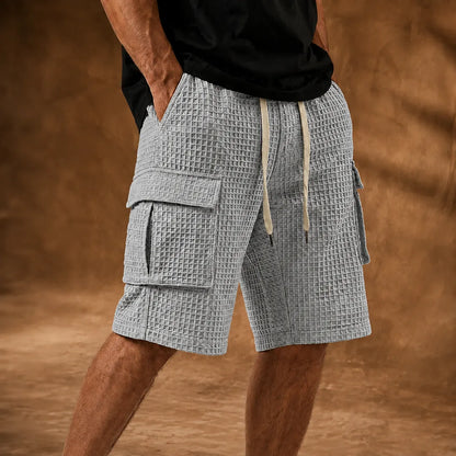 Textured Pocket Shorts