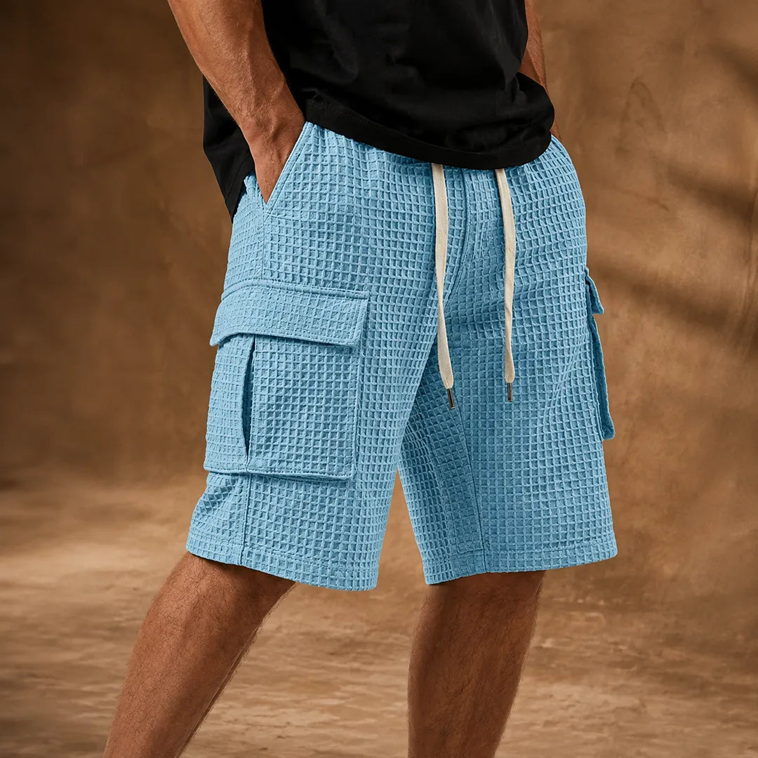 Textured Pocket Shorts
