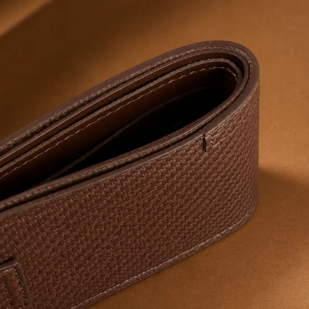 Textured Snap Wallet