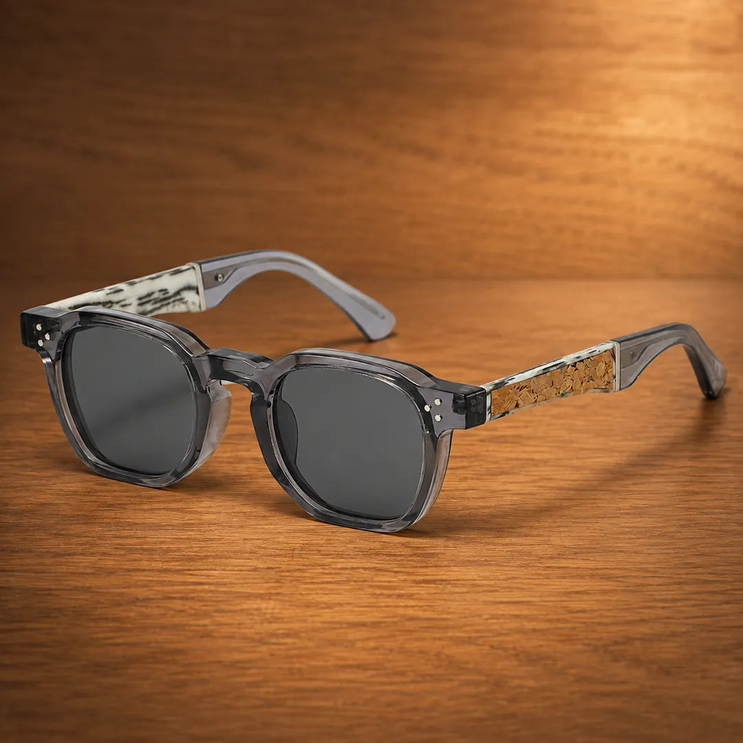 Textured Temple Sunglasses