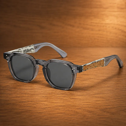 Textured Temple Sunglasses