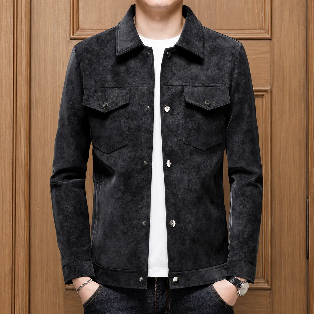 Textured Trucker Jacket
