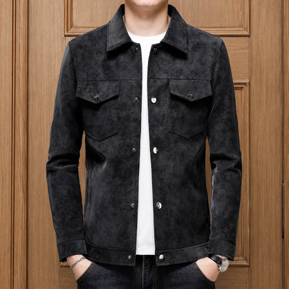 Textured Trucker Jacket