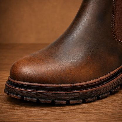 Treaded Chelsea Boots