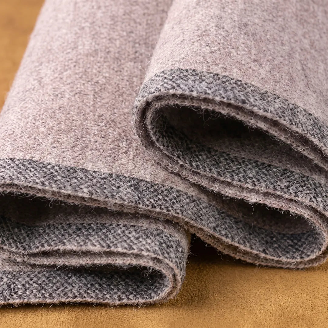 Two-Tone Border Scarf