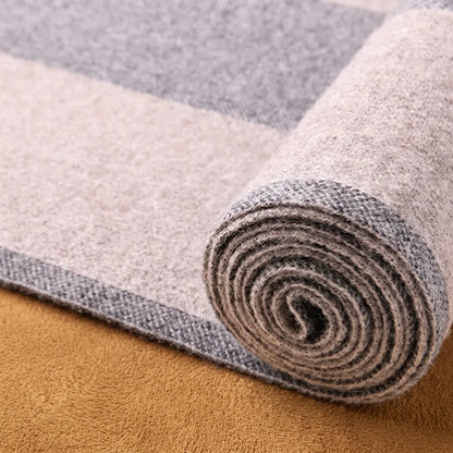 Two-Tone Border Scarf