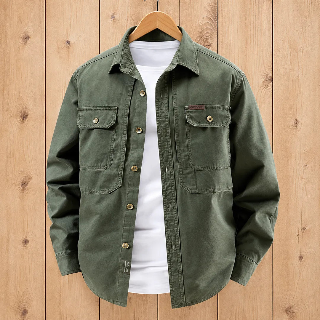 Vintage Casual Utility Jacket