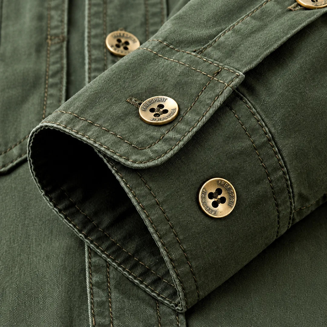 Vintage Casual Utility Jacket