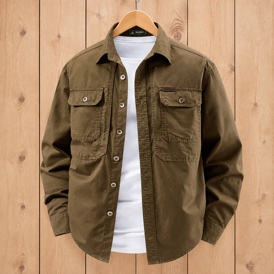 Vintage Casual Utility Jacket