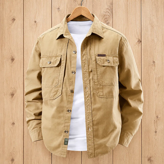 Vintage Casual Utility Jacket