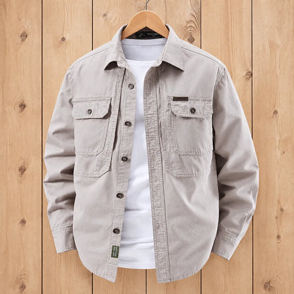 Vintage Casual Utility Jacket