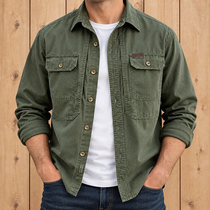 Vintage Casual Utility Jacket