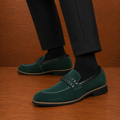 Suede Penny Loafers