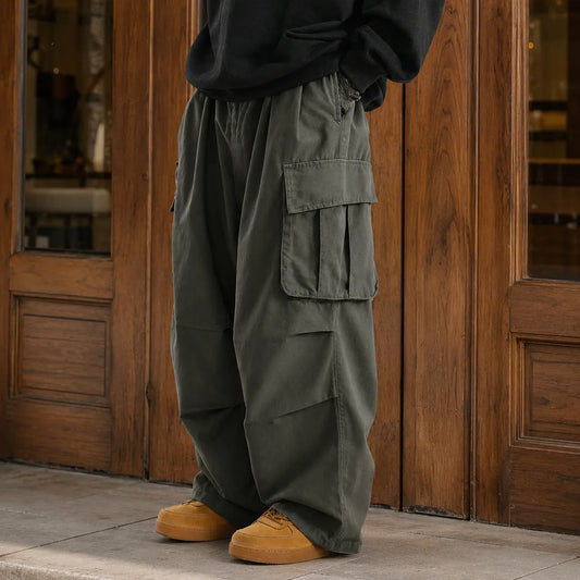 Wide Leg Cargo Pants