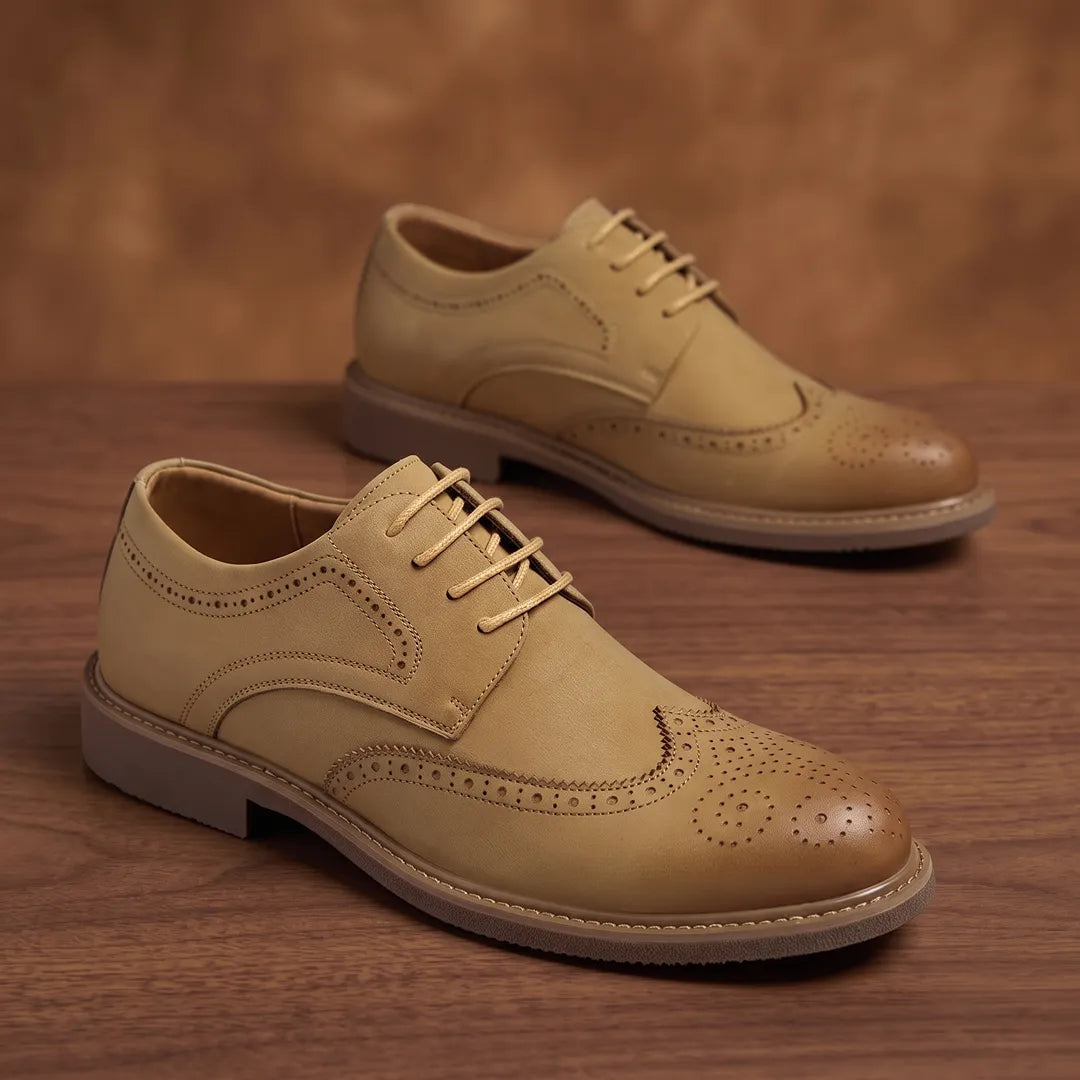 Wingtip Lace-Up Shoes