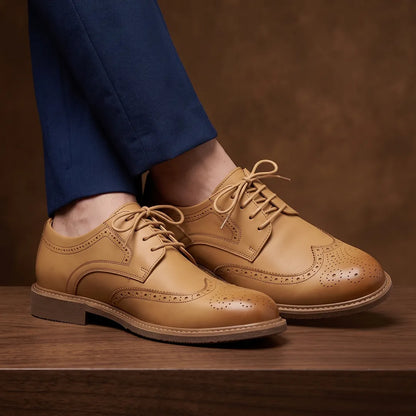 Wingtip Lace-Up Shoes